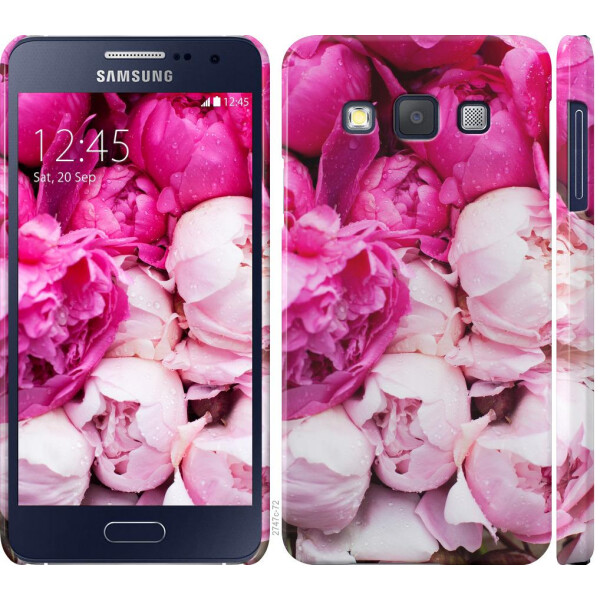 

Чехол на Samsung Galaxy A3 A300H Розовые пионы (04798)