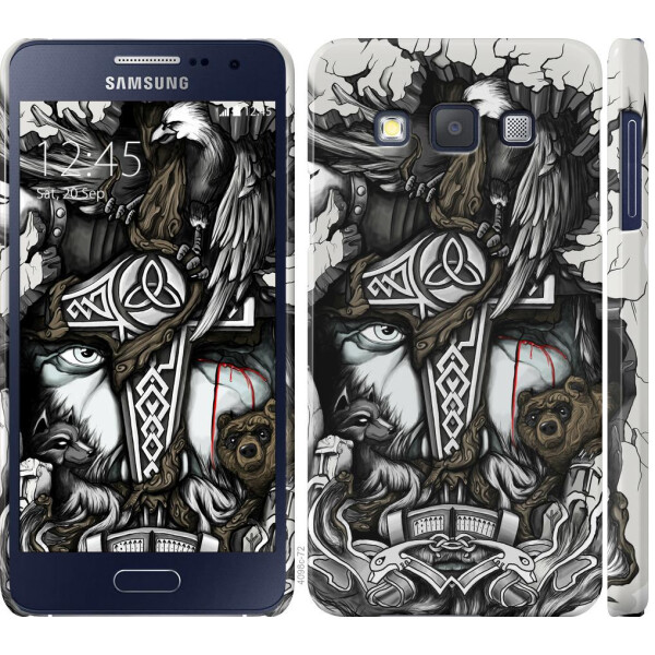 

Чехол на Samsung Galaxy A3 A300H Тату Викинг (04798)