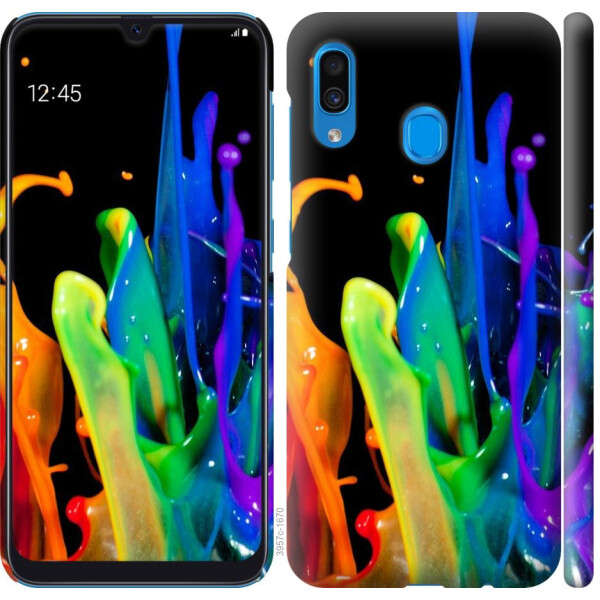 

Чехол на Samsung Galaxy A30 2019 A305F брызги краски (04798)