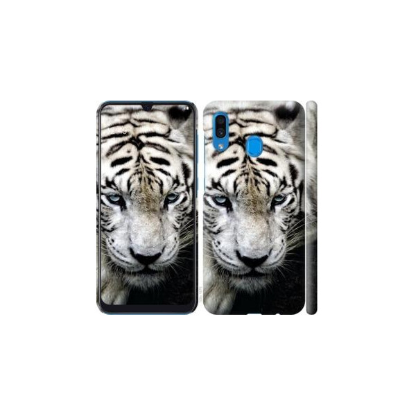 

Чехол на Samsung Galaxy A30 2019 A305F Грустный белый тигр (04798)
