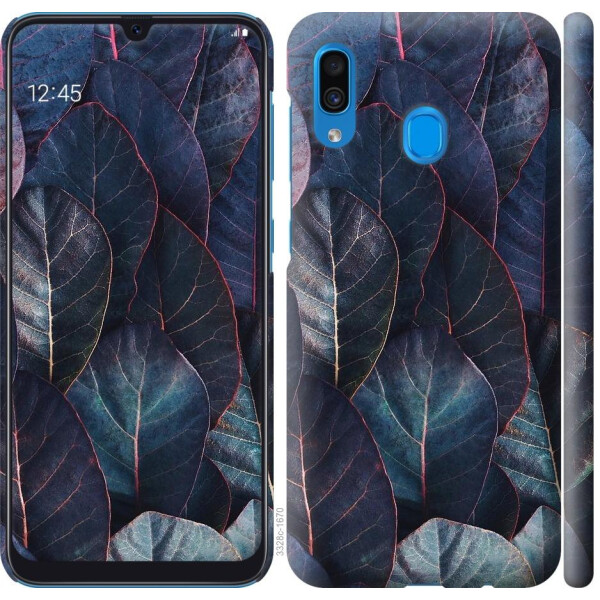 

Чехол на Samsung Galaxy A30 2019 A305F Листья v3 (04798)