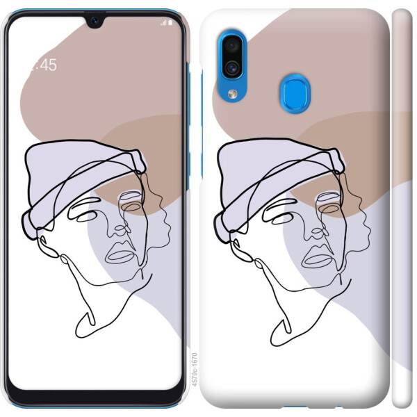 

Чехол на Samsung Galaxy A30 2019 A305F Силуэт (04798)