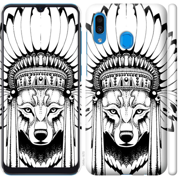 

Чехол на Samsung Galaxy A30 2019 A305F Тотем волка (04798)