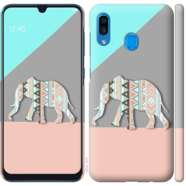 

Чехол на Samsung Galaxy A30 2019 A305F Узорчатый слон (04798)