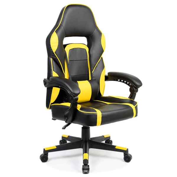 

Геймерское компьютерное кресло Seaton Drift без подставки для ног black/yellow
