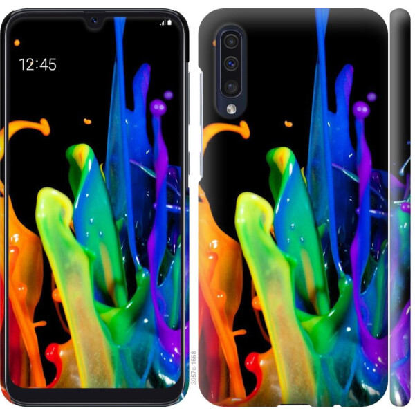 

Чехол на Samsung Galaxy A30s A307F брызги краски (04798)