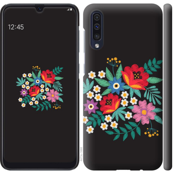 

Чехол на Samsung Galaxy A30s A307F Вышитые цветы (04798)