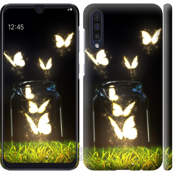 

Чехол на Samsung Galaxy A30s A307F Светящиеся бабочки (04798)