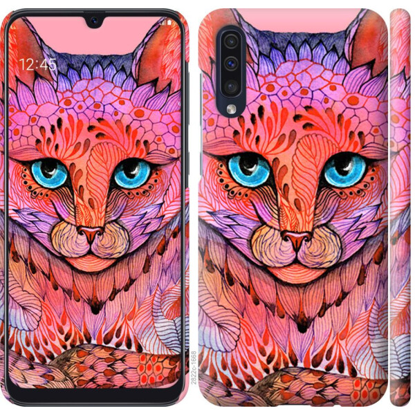 

Чехол на Samsung Galaxy A30s A307F Узорчатая кошка (04798)