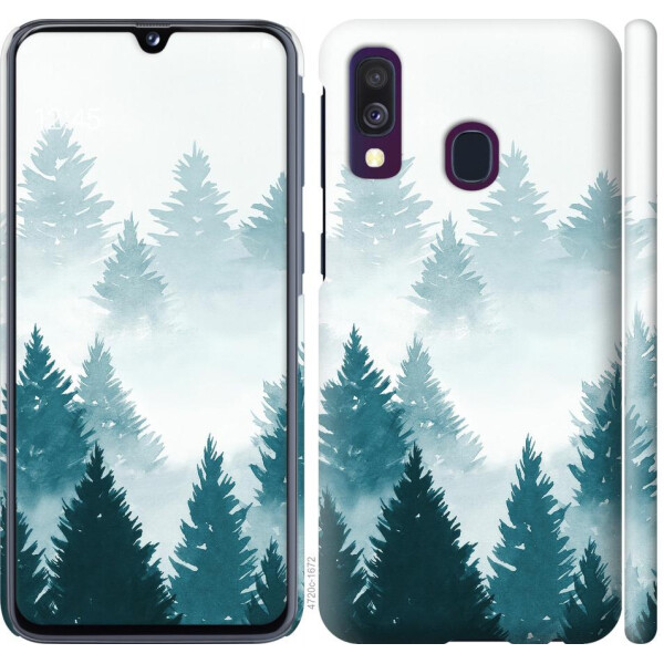 

Чехол на Samsung Galaxy A40 2019 A405F Акварельные Елки (04798)
