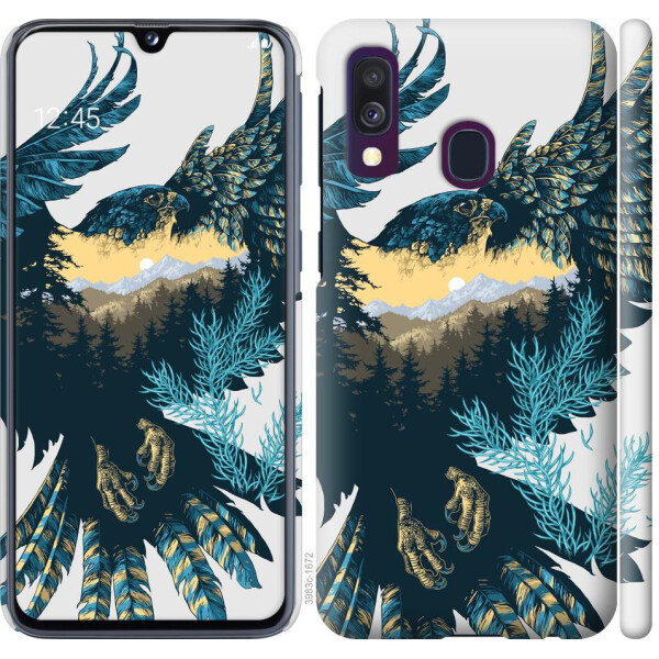 

Чехол на Samsung Galaxy A40 2019 A405F Арт-орел на фоне природы (04798)