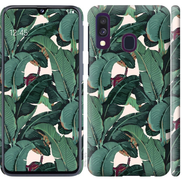 

Чехол на Samsung Galaxy A40 2019 A405F Банановые листья (04798)