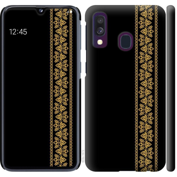 

Чехол на Samsung Galaxy A40 2019 A405F Вышиванка 34 (04798)