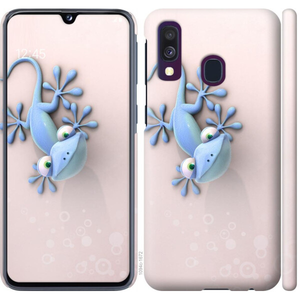 

Чехол на Samsung Galaxy A40 2019 A405F Геккончик (04798)