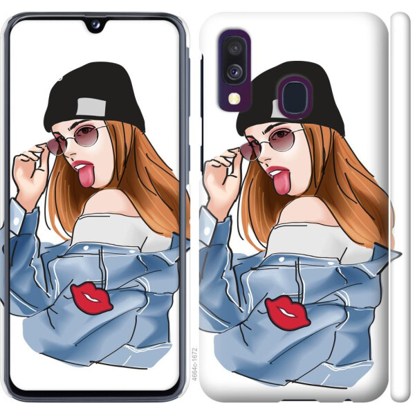 

Чехол на Samsung Galaxy A40 2019 A405F Девушка v3 (04798)