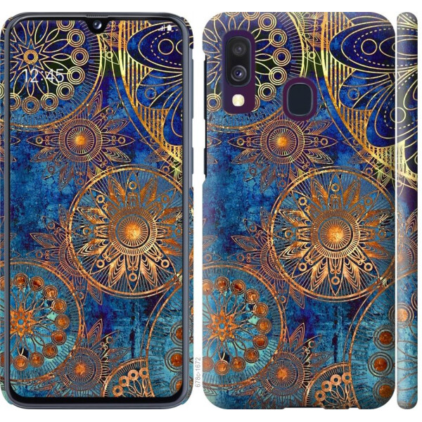 

Чехол на Samsung Galaxy A40 2019 A405F Золотой узор (04798)