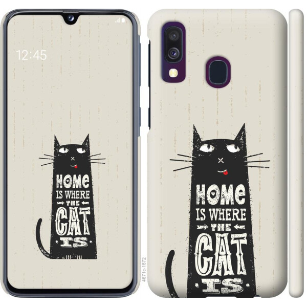Чехол на Samsung Galaxy A40 2019 A405F Кот (04798)