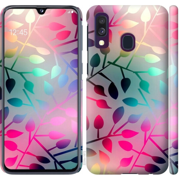 

Чехол на Samsung Galaxy A40 2019 A405F Листья (04798)