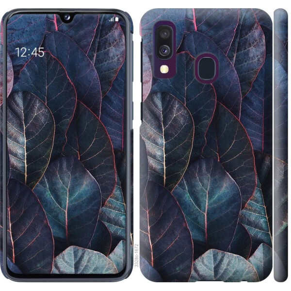

Чехол на Samsung Galaxy A40 2019 A405F Листья v3 (04798)