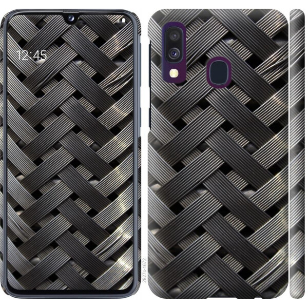 

Чехол на Samsung Galaxy A40 2019 A405F Металлические фоны (04798)