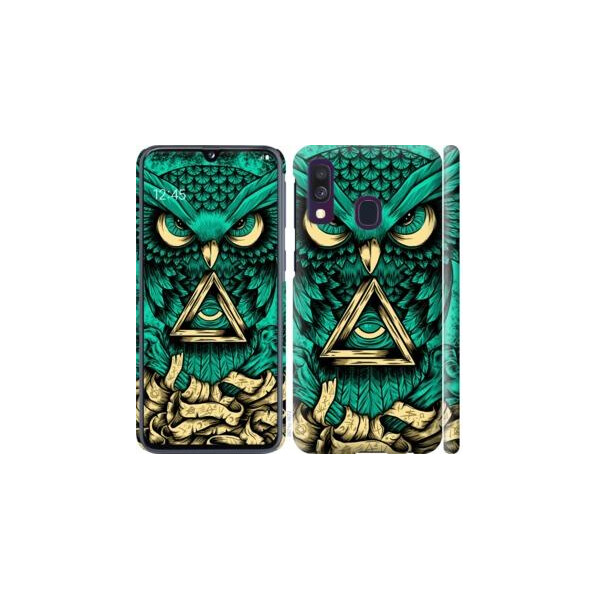 

Чехол на Samsung Galaxy A40 2019 A405F Сова Арт-тату (04798)
