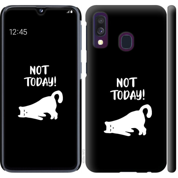

Чехол на Samsung Galaxy A40 2019 A405F Уставший кот (04798)