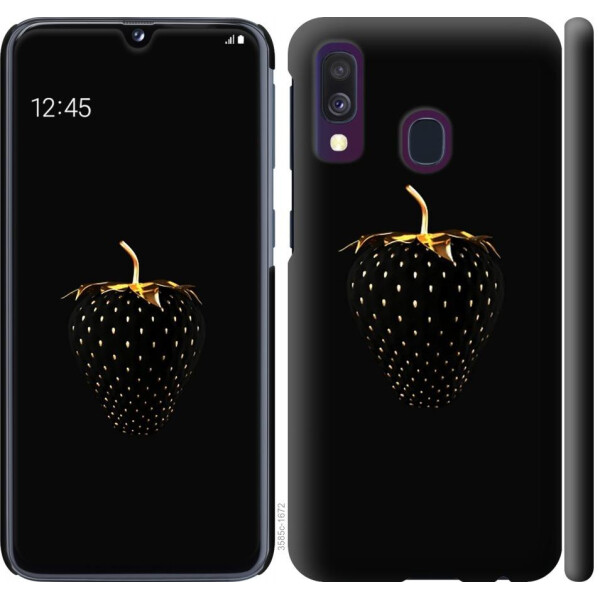 

Чехол на Samsung Galaxy A40 2019 A405F Черная клубника (04798)