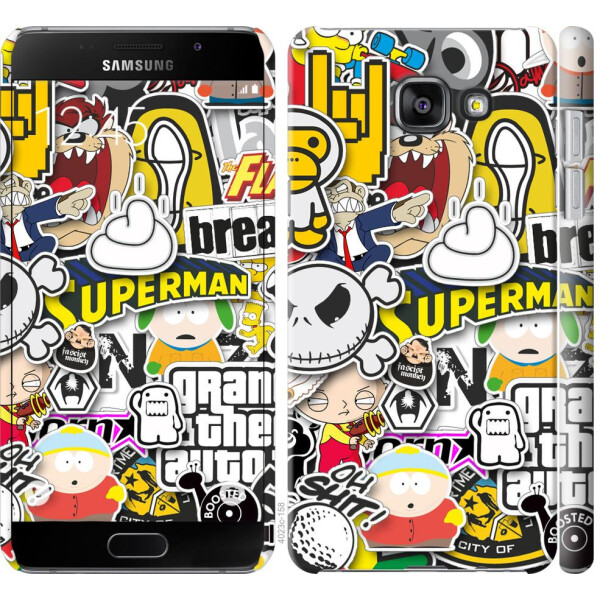 

Чехол на Samsung Galaxy A5 (2016) A510F Popular logos (04798)