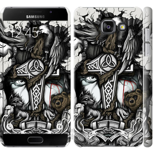 

Чехол на Samsung Galaxy A5 (2016) A510F Тату Викинг (04798)