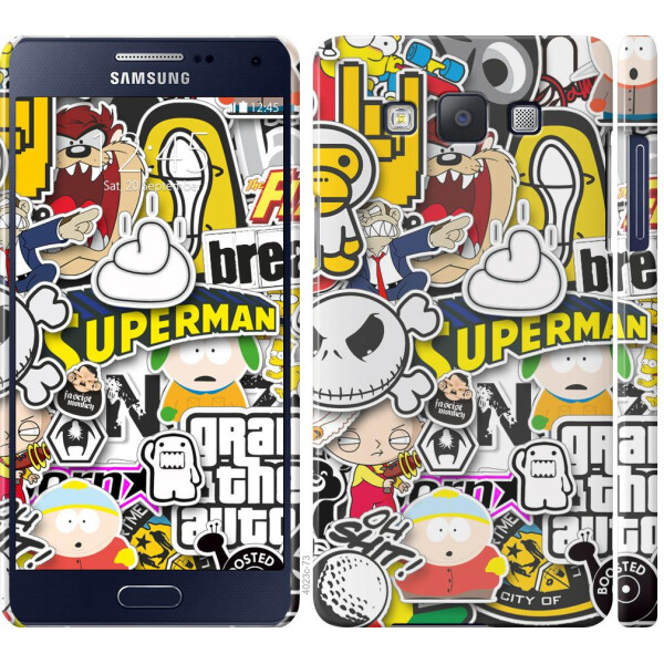 

Чехол на Samsung Galaxy A5 A500H Popular logos (04798)