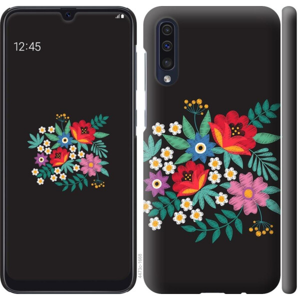 

Чехол на Samsung Galaxy A50 2019 A505F Вышитые цветы (04798)