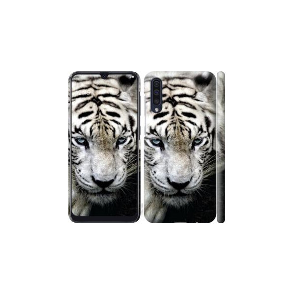 

Чехол на Samsung Galaxy A50 2019 A505F Грустный белый тигр (04798)