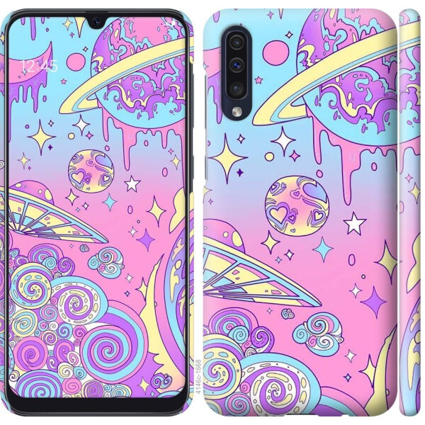 

Чехол на Samsung Galaxy A50 2019 A505F Розовая галактика (04798)