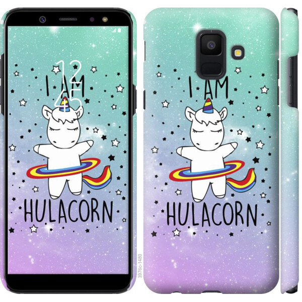 

Чехол на Samsung Galaxy A6 2018 Im hulacorn (04798)