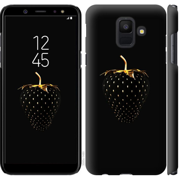 

Чехол на Samsung Galaxy A6 2018 Черная клубника (04798)