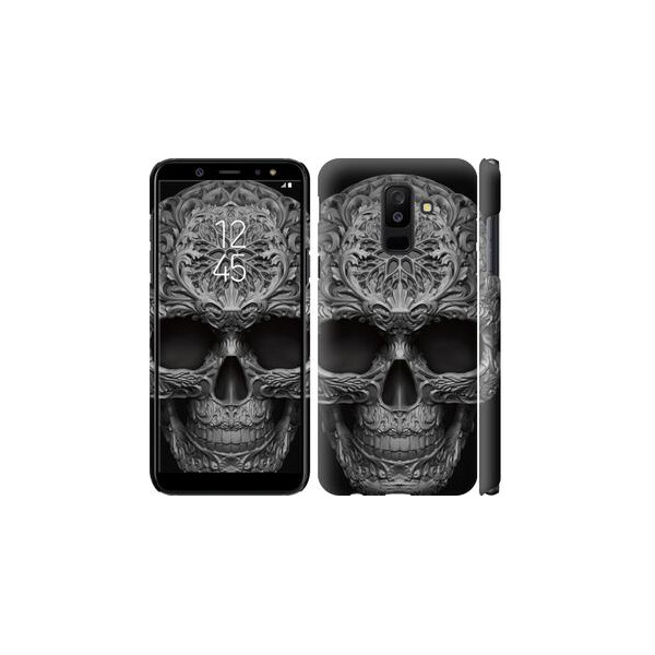 

Чехол на Samsung Galaxy A6 Plus 2018 skull-ornament (04798)