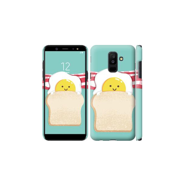 

Чехол на Samsung Galaxy A6 Plus 2018 Веселая глазунья (04798)