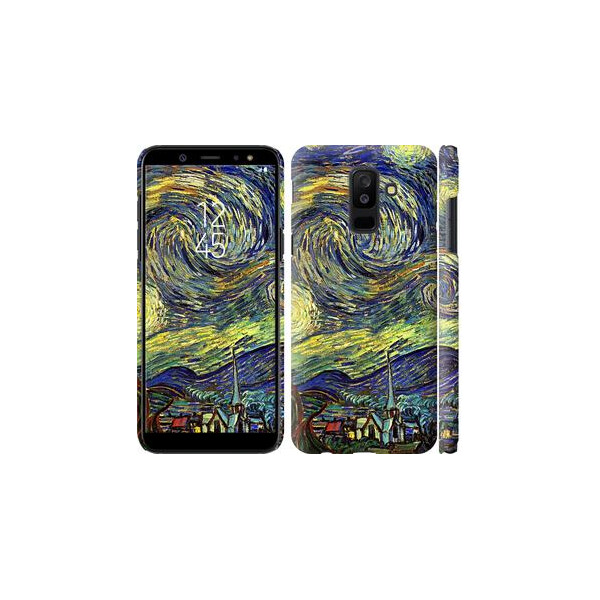 

Чехол на Samsung Galaxy A6 Plus 2018 Винсент Ван Гог. Звёздная ночь (04798)
