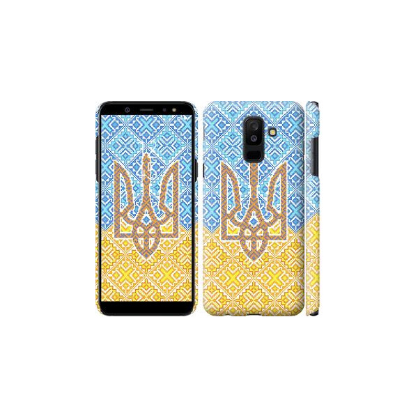 

Чехол на Samsung Galaxy A6 Plus 2018 Герб Украины 2 (04798)