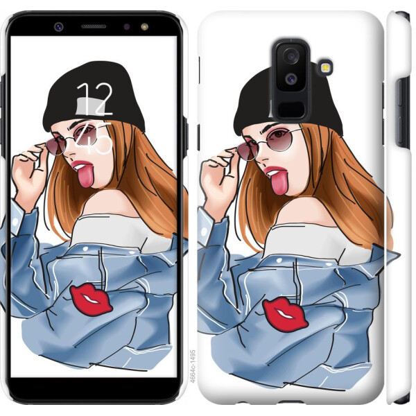 

Чехол на Samsung Galaxy A6 Plus 2018 Девушка v3 (04798)