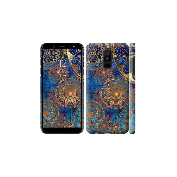 

Чехол на Samsung Galaxy A6 Plus 2018 Золотой узор (04798)