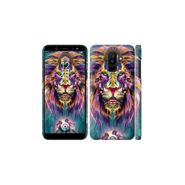 

Чехол на Samsung Galaxy A6 Plus 2018 Люминесцентный лев (04798)