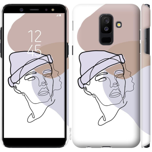 

Чехол на Samsung Galaxy A6 Plus 2018 Силуэт (04798)