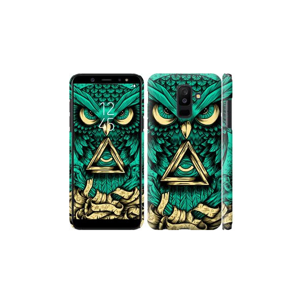 

Чехол на Samsung Galaxy A6 Plus 2018 Сова Арт-тату (04798)