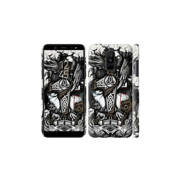 

Чехол на Samsung Galaxy A6 Plus 2018 Тату Викинг (04798)