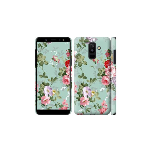 

Чехол на Samsung Galaxy A6 Plus 2018 Цветочные обои 2 (04798)