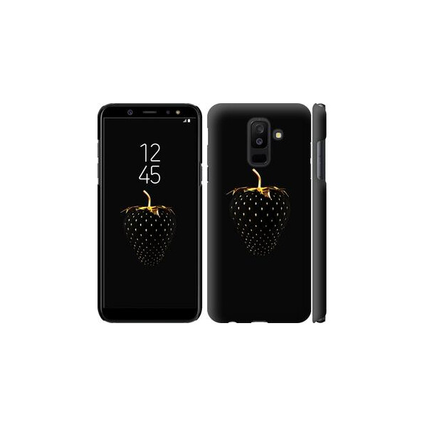 

Чехол на Samsung Galaxy A6 Plus 2018 Черная клубника (04798)