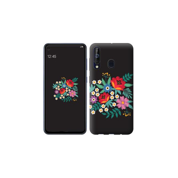 

Чехол на Samsung Galaxy A60 2019 A606F Вышитые цветы (04798)