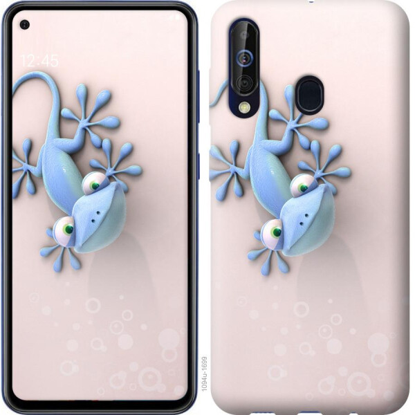 

Чехол на Samsung Galaxy A60 2019 A606F Геккончик (04798)