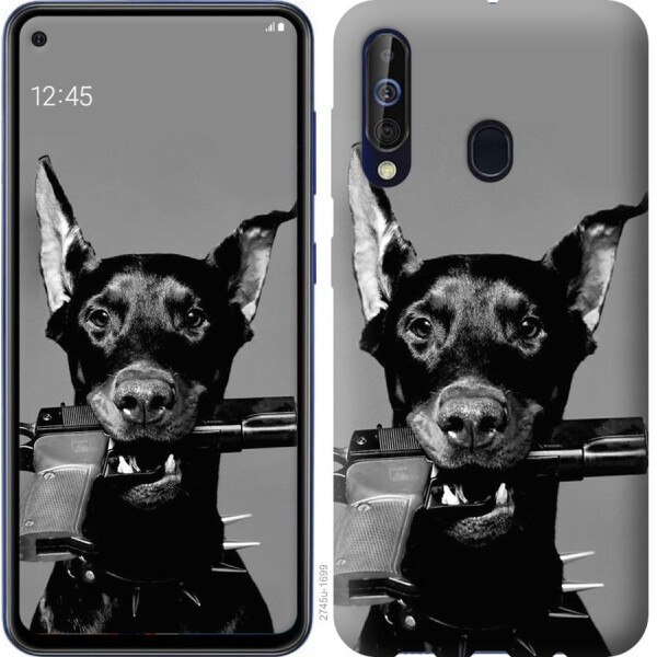 

Чехол на Samsung Galaxy A60 2019 A606F Доберман (04798)